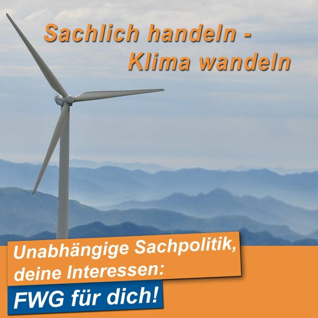 Sachlich Sachlich handeln – Klima wandeln – FWG VG Brohltal e.V.